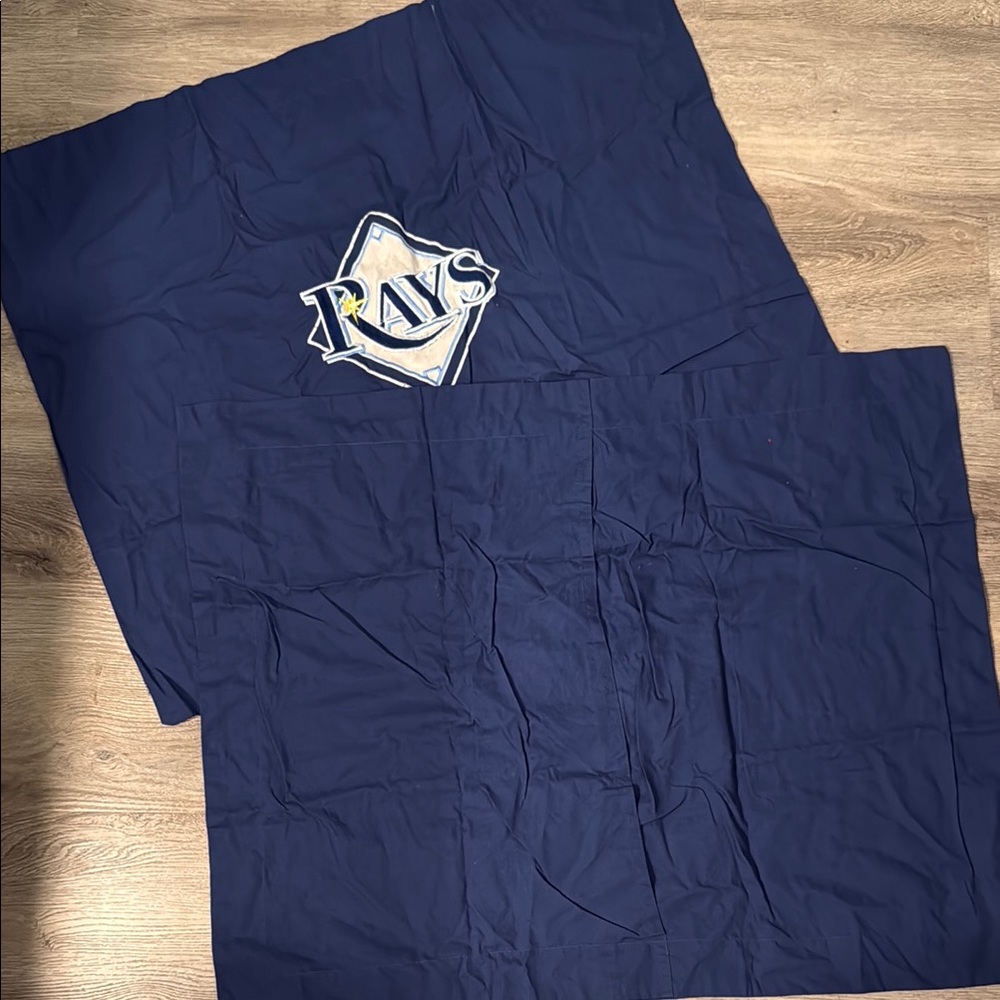 Rays Navy Blue pillow case set